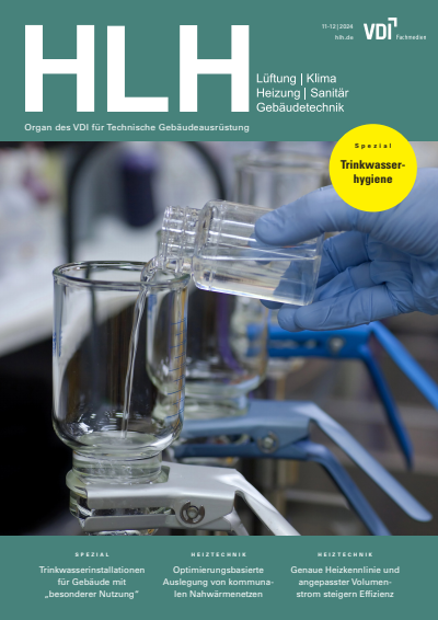 Cover der Ausgabe: HLH Jahrgang 75 (2024), Heft 11-12