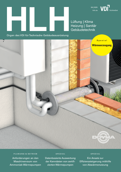 Cover der Ausgabe: HLH Jahrgang 76 (2025), Heft 04