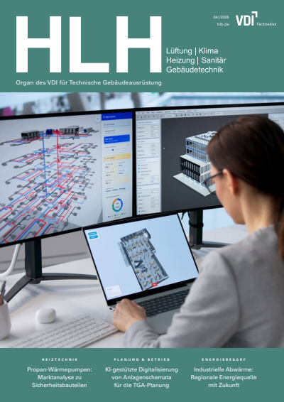 Cover der Ausgabe: HLH Jahrgang 77 (2026), Heft 04