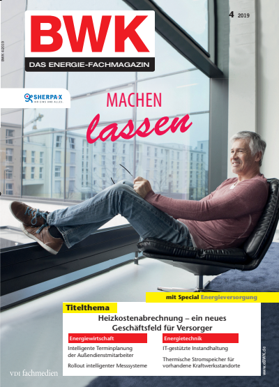Cover of Volume: BWK ENERGIE. Volume 71 (2019), Edition 04