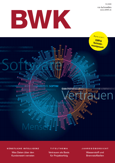 Cover of Volume: BWK ENERGIE. Volume 72 (2020), Edition 12