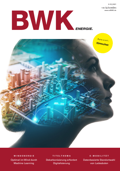 Cover der Ausgabe: BWK ENERGIE. Jahrgang 73 (2021), Heft 9-10