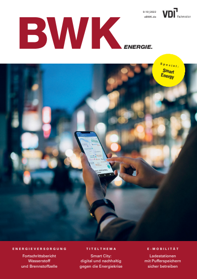 Cover of Volume: BWK ENERGIE. Volume 74 (2022), Edition 9-10