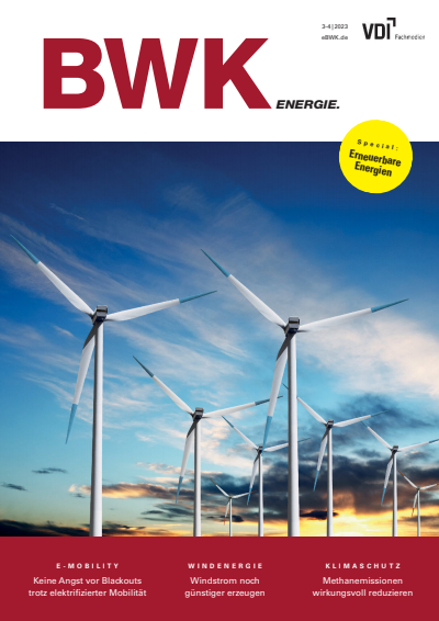 Cover of Volume: BWK ENERGIE. Volume 75 (2023), Edition 3-4