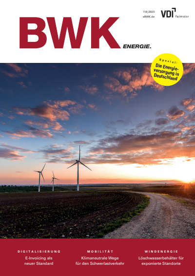 Cover of Volume: BWK ENERGIE. Volume 75 (2023), Edition 7-8