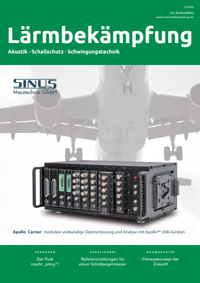 Cover of Volume: Lärmbekämpfung Volume 15 (2020), Edition 02