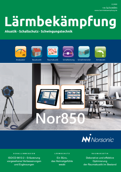 Cover of Volume: Lärmbekämpfung Volume 17 (2022), Edition 02