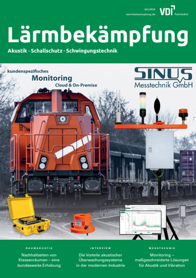 Cover of Volume: Lärmbekämpfung Volume 19 (2024), Edition 04