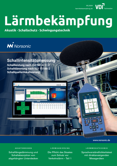 Cover of Volume: Lärmbekämpfung Volume 19 (2024), Edition 05