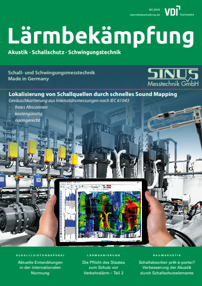 Cover of Volume: Lärmbekämpfung Volume 19 (2024), Edition 06