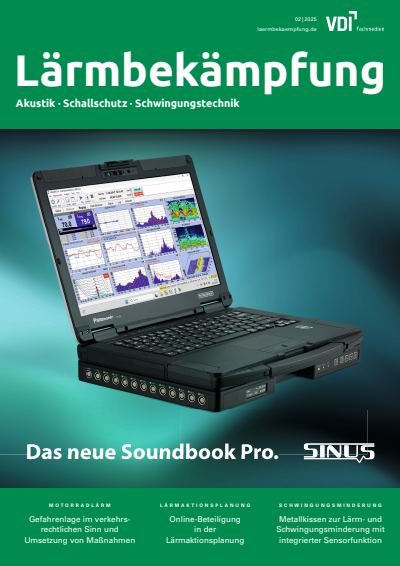 Cover of Volume: Lärmbekämpfung Volume 20 (2025), Edition 02
