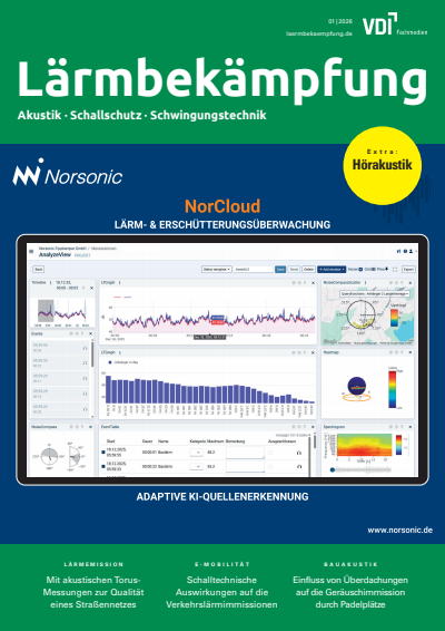 Cover of Volume: Lärmbekämpfung Volume 21 (2026), Edition 01