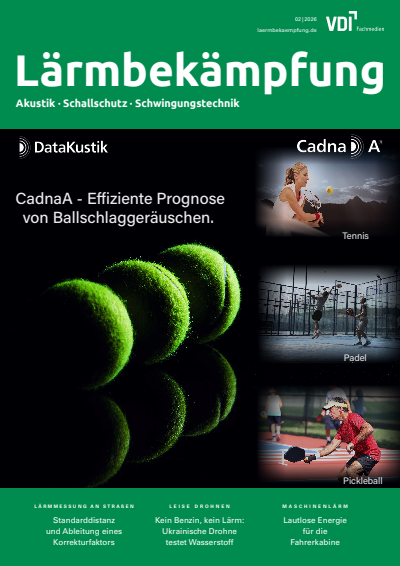 Cover der Ausgabe: Lärmbekämpfung Jahrgang 21 (2026), Heft 02
