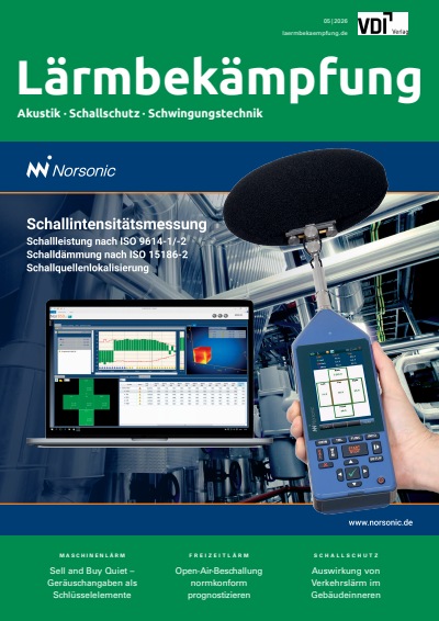 Cover der Ausgabe: Lärmbekämpfung Jahrgang 21 (2026), Heft 05
