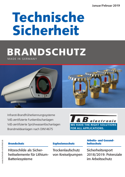 Cover of Volume: Technische Sicherheit Volume 9 (2019), Edition 01-02