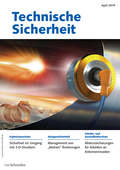 Cover of Volume: Technische Sicherheit Volume 9 (2019), Edition 04