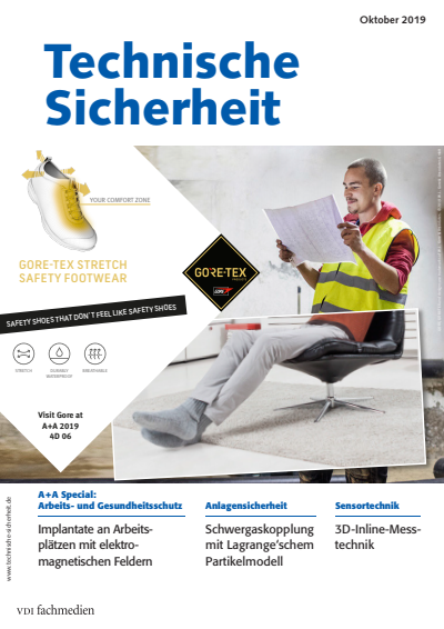Cover of Volume: Technische Sicherheit Volume 9 (2019), Edition 10