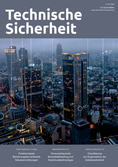 Cover of Volume: Technische Sicherheit Volume 10 (2020), Edition 01-02