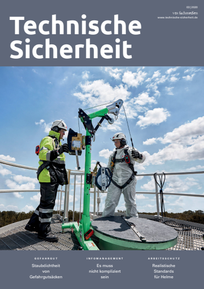 Cover of Volume: Technische Sicherheit Volume 10 (2020), Edition 03