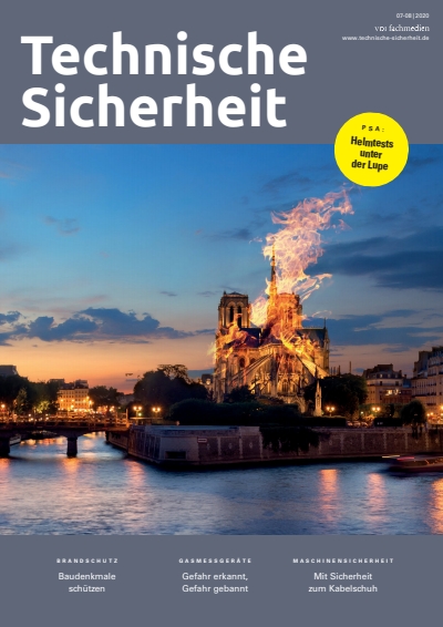 Cover of Volume: Technische Sicherheit Volume 10 (2020), Edition 07-08