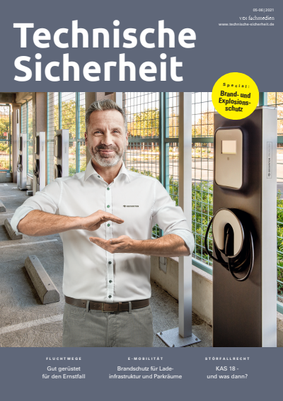 Cover der Ausgabe: Technische Sicherheit Jahrgang 11 (2021), Heft 05-06
