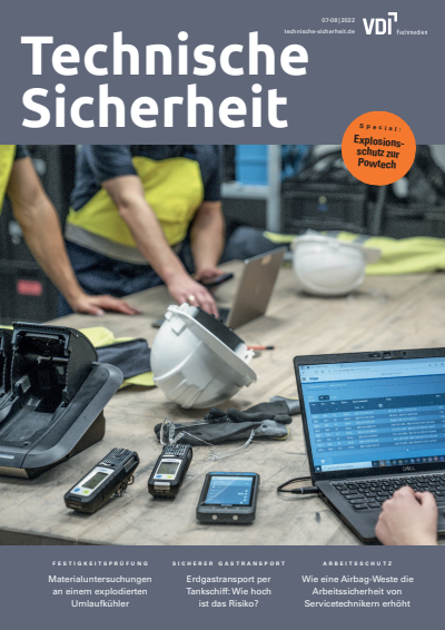 Cover of Volume: Technische Sicherheit Volume 12 (2022), Edition 07-08