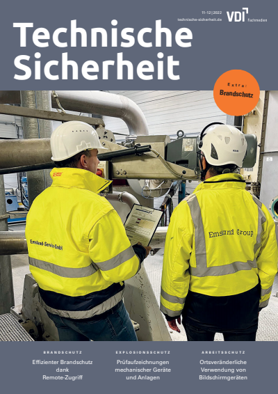 Cover of Volume: Technische Sicherheit Volume 12 (2022), Edition 11-12