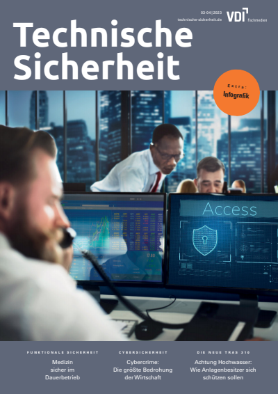 Cover der Ausgabe: Technische Sicherheit Jahrgang 13 (2023), Heft 03-04