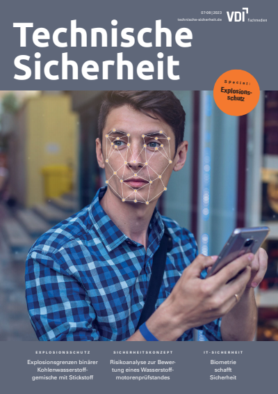 Cover der Ausgabe: Technische Sicherheit Jahrgang 13 (2023), Heft 07-08