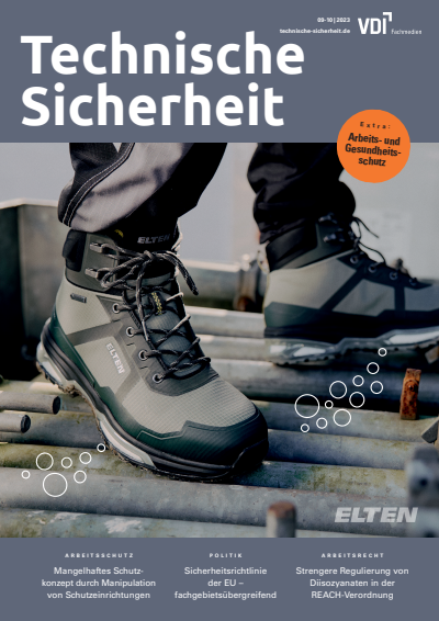 Cover der Ausgabe: Technische Sicherheit Jahrgang 13 (2023), Heft 09-10
