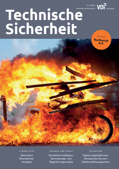 Cover of Volume: Technische Sicherheit Volume 13 (2023), Edition 11-12
