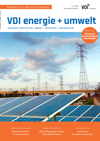 Cover of Volume: VDI energie + umwelt Volume 1 (2024), Edition 11-12