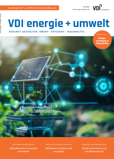Cover of Volume: VDI energie + umwelt Volume 1 (2024), Edition 7-8