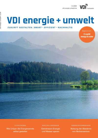 Cover of Volume: VDI energie + umwelt Volume 2 (2025), Edition 1-2