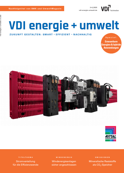 Cover of Volume: VDI energie + umwelt Volume 2 (2025), Edition 3-4