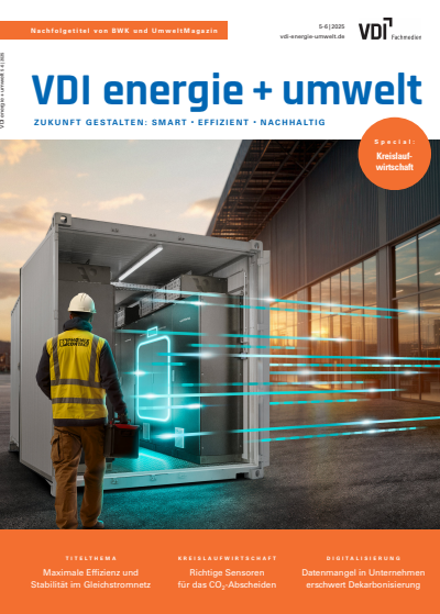 Cover of Volume: VDI energie + umwelt Volume 2 (2025), Edition 5-6