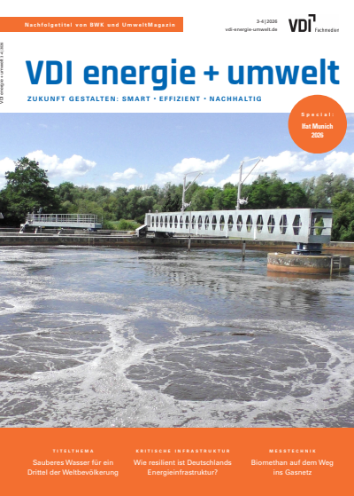 Cover der Ausgabe: VDI energie + umwelt Jahrgang 3 (2026), Heft 3-4