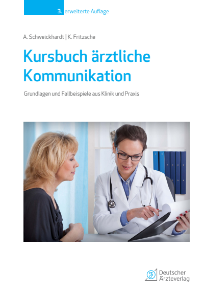 Cover des Buchs: Kursbuch ärztliche Kommunikation