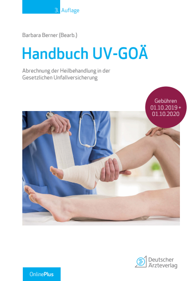 Cover des Buchs: Handbuch UV-GOÄ