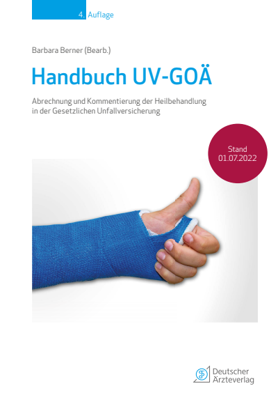Cover of book: Handbuch UV-GOÄ