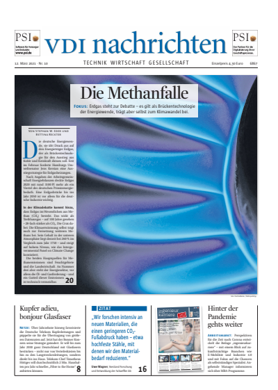 Cover of Volume: VDI nachrichten Volume 75 (2021), Edition 10