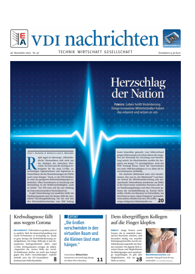 Cover of Volume: VDI nachrichten Volume 75 (2021), Edition 47
