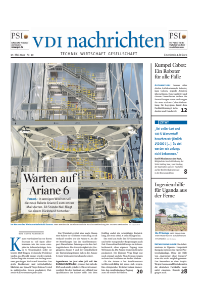 Cover der Ausgabe: VDI nachrichten Jahrgang 78 (2024), Heft 10