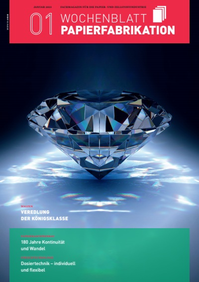 Cover der Ausgabe: Wochenblatt für Papierfabrikation Jahrgang 151 (2023), Heft 1