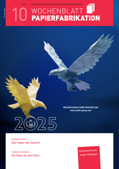 Cover der Ausgabe: Wochenblatt für Papierfabrikation Jahrgang 152 (2024), Heft 10