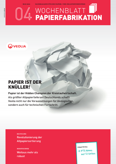 Cover der Ausgabe: Wochenblatt für Papierfabrikation Jahrgang 152 (2024), Heft 4