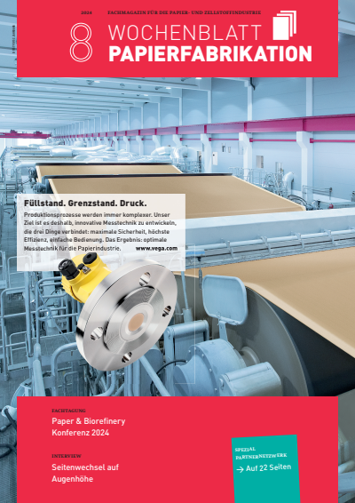 Cover der Ausgabe: Wochenblatt für Papierfabrikation Jahrgang 152 (2024), Heft 8