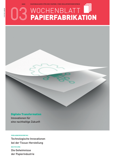 Cover der Ausgabe: Wochenblatt für Papierfabrikation Jahrgang 153 (2025), Heft 3