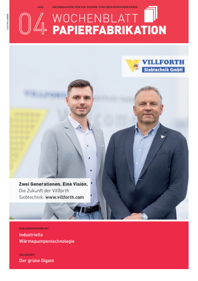Cover der Ausgabe: Wochenblatt für Papierfabrikation Jahrgang 153 (2025), Heft 4