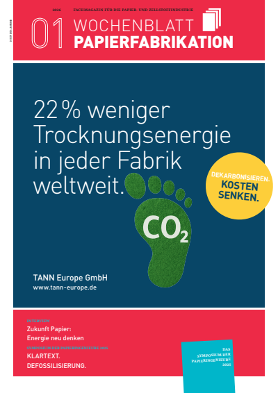 Cover der Ausgabe: Wochenblatt für Papierfabrikation Jahrgang 154 (2026), Heft 1